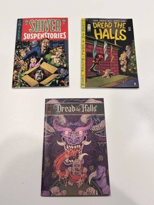 EC Comics Horror Comic Book Mixed Lot - Shiver Suspensories & Dread the Halls