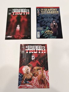 3-Comic Mixed Lot - the Department of Truth & Serpent in the Garden