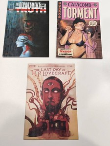 Horror Comic Book Mixed Lot - Department of Truth, Catacomb of Torment & Lovecraft (Lot of 3)