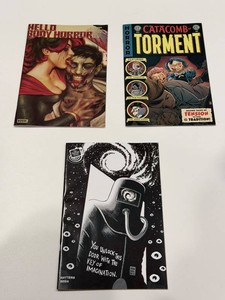 Horror Comic Book Lot - Hello Body Horror, Catacomb & Twilight Zone (Lot of 3)