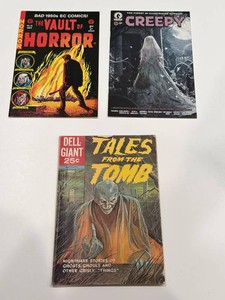 Vault of Horror, Creepy & Tales From the Tomb Comics (Lot of 3)