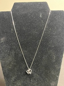 Diamond Pendant - Sterling Silver Natural Diamond 0.04 CTW - $175 retail tag