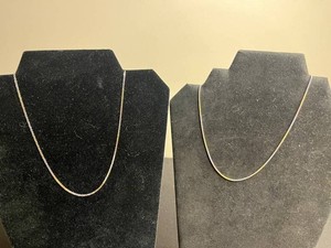 Sterling Silver Necklaces - KOREANA (Lot of 2) - 1.89 grams - one with $130 retail tag