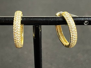 Moissanite Hoop Earrings - 925 Sterling Silver VVS1D 1.76 Ct - $345 retail tag