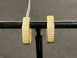 Moissanite Hoop Earrings - D VS1 1.392 CT Sterling Silver $345 retail tag
