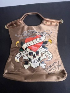 Handbag - Vintage Ed Hardy by Christian Audigier Skull Graphic