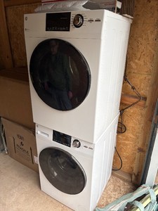 Stackable washer dryer unit