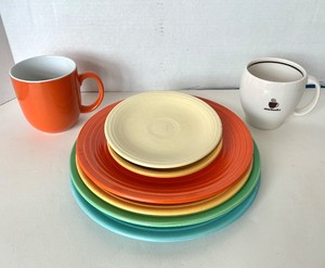Group of Fiestaware and Mugs