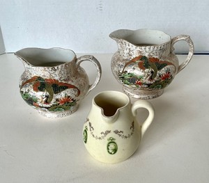Group of 3 Vintage Ceramic Pitchers