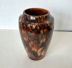 Vintage Brush McCoy Brown Onyx Vase