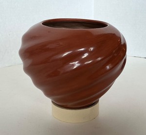 Armando Silveira Mata Ortiz Spiral Form Vase