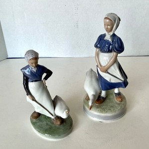 Pair of Royal Copenhagen Figurines