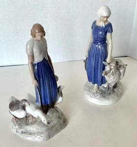 Pair of Bing & Grondahl Figurines