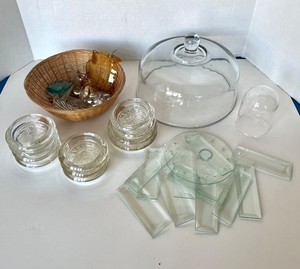Mixed Group of Vintage and Modern Glass