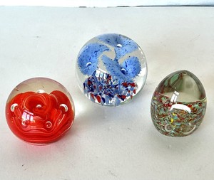 Group of Art Glass Paperweights #5