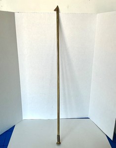 Antique Brass Blow Poke Fireplace Hearth Tool