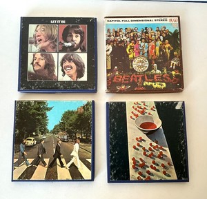 Group of 4 Vintage Beatles Reel-to-Reel Tapes