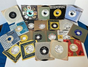Group of Vintage 1950s-60s 45 Records