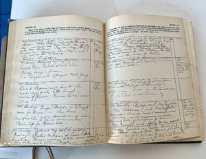 Priceless Hand Written Diary of Mrs. F.C. Van Dusen (Prominent Mpls.Grain Milling Family) 1923-1927