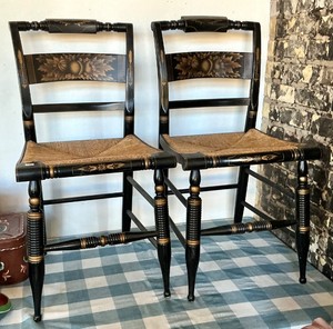 Pair of Vintage Hitchcock Side Chairs