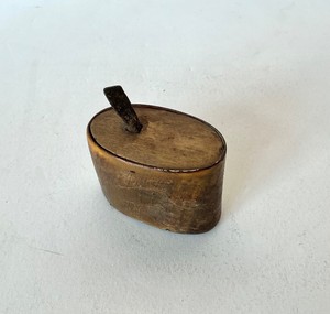 Antique Scandinavian Horn Snuff Box
