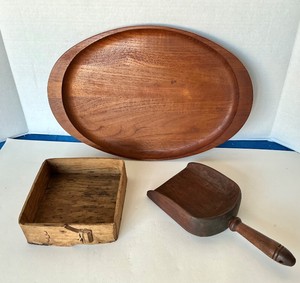 Trio of Scandinavian Woodenwares