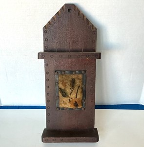 Antique Wall Hanging Amish Sewing Caddy