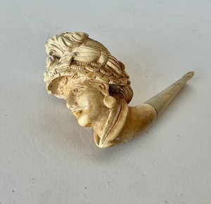 Antique Meerschaum Portrait Pipe