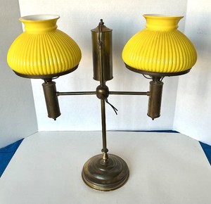 Antique Double Arm Student Lamp