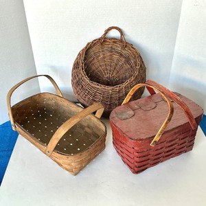 Group of 3 Vintage Baskets
