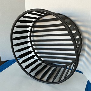 Vintage Painted Bentwood and Slat Basket.