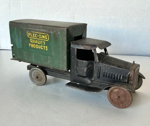 Antique Metalcraft Pressed Steel Plee-Zing Delivery Truck