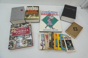 15 baseball books Baseball History, 3 Ball Encyclopedias, All Pro Sports