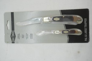NIP Old Timer Pal and Large Trapper folding blade knife set