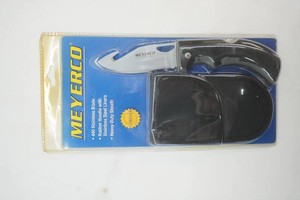 NIP Meyerco 3.5 folding pocket knife with Heavy Duty sheath