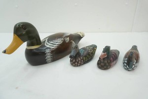 Wood duck decor lot, 14 is the largest