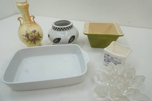 Tastefully and other bake dishes, plus decor