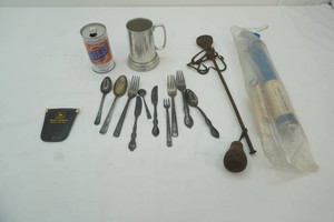 NIP Star Duster, silver plate flatware, Billy beer can and more