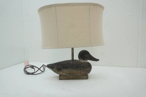 wooden duck desk lamp