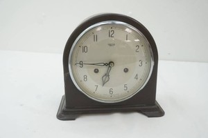 Mantle clock, great Britain, 7.5 tall (pendulum is inside back)