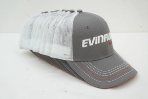 11 NEW 6 panel vented Evinrude Pro Staff ball caps