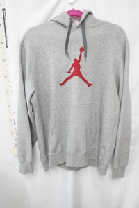 Reebok hooded sweatshirt with red logo front center size L