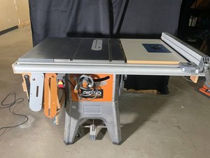 RIDGID Stationary Table Saw With Router Table and Mobile Base