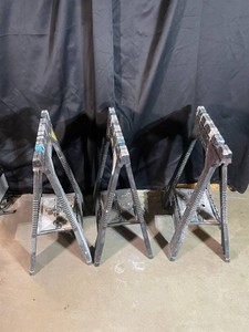 Stanley Folding Sawhorses (Lot of 3)