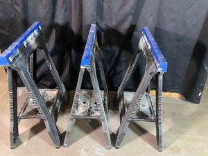 Stanley Folding Sawhorses - Set of 3