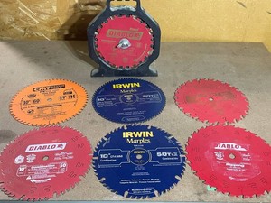 Freud Diablo, Irwin & CMT Saw Blade Mixed Lot - 7-Piece