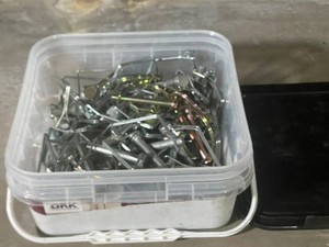 Mixed Lot Assorted Clevis Pins, Hitch Pins & Retaining Clips