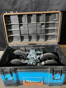RIDGID Portable Jobsite Tool Box With Caster Wheels