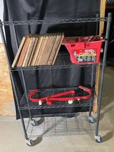Handy Ladder Pal, Wire Cart & Wood Boards Mixed Lot