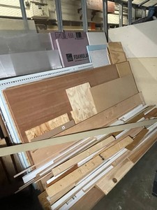 Mixed Lot Construction Materials, Wood, Trim & Foam Insulation